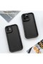 Simple Black Color Phone Case for Samsung Galaxy A04 Compatible Silicone Material Shockproof - 5