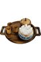 Handmade Enamel Copper Candy Sugar Bowl with Diamond-Cut Design - 7