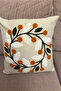 Punch Embroidered Modern Design Decorative 2-Piece Throw Pillow Cover Embroidered Linen 43X43 cm - 5