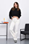 Black Hooded Inside Sh Fleece-Lined Three Thread Sweatshirt - 2