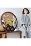 Ceramic Vases Set 3 - Round Matte Donut Boho Vases, Black - 5