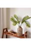 2 Pcs Rattan Glass Flower Vase Set - Straw Woven Round Boho Decorative Vases, Sizes S+L - 6