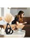 Modern Ceramic Flower Vase - Boho Chic (Black) - 4