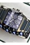 Men's Watch, Steel-Silicone Band, Functions Active, Navy Blue, with Calendar, in Stylish Box, Bracelet Gift - 5