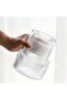 Clear Ribbed Fluted Glass Vase for Flowers - Modern Cylinder Centerpiece - 6