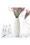 Flower Vase - White Decorative Modern Floral Vase - 2