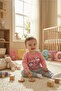 Baby Girl Little Friend Rabbit Sequin Sequined Pink Cotton 2-Piece Set - 2