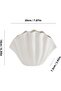 Shell Vase White - Seashell Shaped Ceramic Vase (Small) - 8
