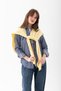 Yumoş Square Patchwork Scarf - Sports Knitwear Knitted Shoulder Scarf - Puffy Soft Textured Scarf