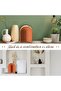 Modern Arched Ceramic Vase, Orange - 6