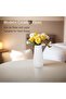 Modern White Ceramic Vase - Elegant Home & Office Decor - 5