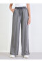Women Grey Wide Leg Trousers - 2