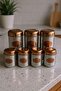 Stainless Steel Seasoning and Storage Container Set with Copper Lid, 7 Pieces - 5