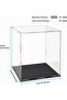 Acrylic Display Case 17.8×17.8×27.9cm for Action Figures with Base - 2