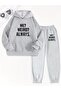 Unisex Me Weird Ayways Printed Hooded Sweatshirt and Jogger Sweatpants- Bottom Top Set