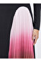 Tie-Dye Pleated A-Line Midi Dress - 4