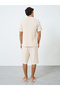 Men Relaxed Fit Knit T-Shirt and Shorts Set - 4