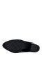 Women's Black Nubuck Heeled Boots - 4