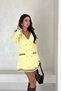 Double-Breasted Neck Pocketed Cardigan Mini Skirt Knit Set AW25AU0003 - 4
