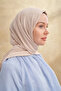 Bambu Flore Pattern Beige Shawl - 3