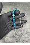 Zaza Sallamalık Blue Agate Natural Stone High-End Prayer Beads - 3