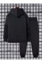 Unisex 23 Printed Hooded Sweatshirt and Jogger Sweatpants - Bottom Top Set - 2