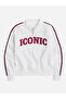 White Quarter Zip Sweatshirt and Wide Leg Joggers Co-Ords - 6