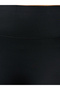 Broad Waistband Raw Edge Leggings - 3