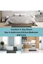 Bathroom Rug 40x60cm Ultra Absorbent Non-Slip Memory Foam - Dark Grey - 7
