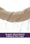 Bathroom Mat 50 x 80 cm, Non Slip Washable Microfiber Bathmat, Beige - 7