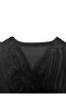 Women Black Velvet A-Line Mini Dress - 5