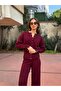 Knitwear Set Women Burgundy - 7