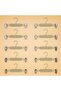 Wooden Look Natural Plastic Hangers with Clips 10 Pieces (37cm) - 2