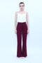 Belted Spanish Flare Pants - Plum - 5006100 - 2