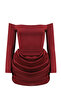 Vareen Burgundy Dress