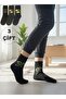 3 Pairs Women's Patterned Ankle Socks – Soft Casual Socks Set with Love & Floral Embroidery