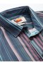 Men Multi-Stripe Spread Collar Shirt - 2