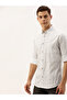 Men White Checked Slim Fit Shirt - 5