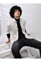 Men White Checkered Slim Fit Shirt