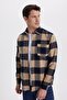Men's Regular Fit Comfortable Cut Winter Plaid Lumberjack Shirt - 5