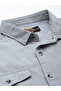 Men Grey Solid Spread Collar Shirt - 5