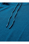 Men Blue Knitted Hoodie - 5