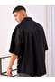 Men Black Graphic Print Spread Collar Shirt - 3