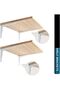 Light Duty Shelf Brackets Tripod Triangle L Brackets 2Pc (8x10 in, White) - 4