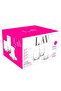Alya Glass Dowry Set 24 Pieces (6 Tea Cups, 6 Tea Saucers, 6 Soft Drink Glasses, 6 Whiskey Glasses) - 5