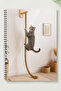 Kedi̇li̇ A5 Metal Spiral Unlined Cardboard Cover Kedi̇li̇ Notebook - 3