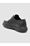 Genuine Leather Black Men's Winter Casual Shoes - 5