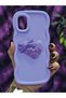 Samsung Galaxy A31 Compatible Heart and Ribbon Star Glitter Lilac Phone Case - 2