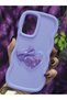 Samsung Galaxy A23 Compatible Heart and Ribbon Star Glitter Lilac Phone Case - 2