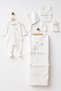 Baby Girl Be Like Flowers 7-Piece Newborn Hospital Release Zibin Set Boxed - 2